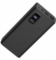 power bank 30000 - Platinet  30000mAh PD QC LED, black - 3 nuotrauka