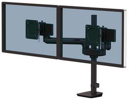 2 monitoriu laikiklis 32" - Fellowes TALLO Modular™ 2FS 2 monitory (czarne) - 2 nuotrauka