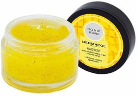 veido prausiklis 50ml - Dermacol Face & Lip Peeling Mango Scent 50g Pilingas - 2 nuotrauka