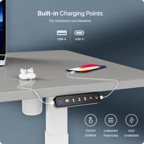 desktronic - Desktronic HOME ONE  (baltas/pilkas) - 2 nuotrauka
