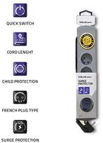 surge protector - QOLTEC 50164 Qoltec Surge protectors Qui - 3 nuotrauka
