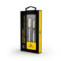 apple laidu - Gembird USB To Lightning Premium Rubber White 2m - 3 nuotrauka