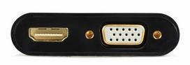 hdmi to vga - GEMBIRD A-HDMIM-HDMIFVGAF-01 - 4 nuotrauka