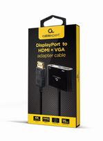 hdmi to displayport kabelis - GEMBIRD A-DPM-HDMIFVGAF-01 - 1 nuotrauka