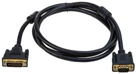 vga dvi - Akyga Cable VGA / DVI 1.8m Black - 2 nuotrauka