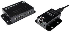 poe laidas - LOGILINK UA0252 extender USB 2.0 Hub PoE - 3 nuotrauka