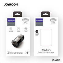 3 port charger - Joyroom C-A06 3.1A Dual-port Smart Car Charger, CAAJRM57983105130 - 4 nuotrauka
