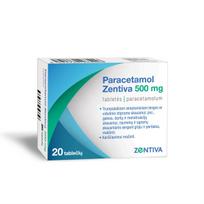 Pirkti  Paracetamol Zentiva 500mg, tabletės, N20  - Photo 1