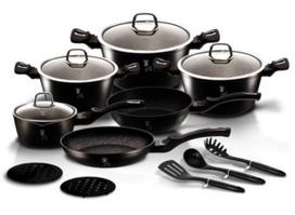 Berlinger Haus Black Silver BH-6155, 160 - 280 mm, 1.2 - 6.1 l, 15 vnt.