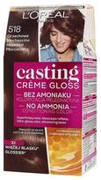  L'Oreal Casting Creme Gloss, Hazelnut Moccaccino, 518, 0.18 l