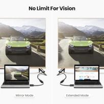displayport hdmi adapteri - UGREEN MM137 DisplayPort (male)  - HDMI (female) Adapter 4K (black) - 3 nuotrauka
