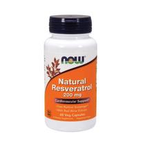  NOW RESVERATROL 200 MG, 60 kapsulių