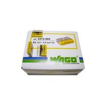 kabeliu sujungimo jungtys - Wago 2273-205/100, 450 V, geltona, 100 vnt. - 2 nuotrauka