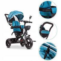 triratukas - EcoToys Three-wheeled Bike Rotated Blue - 4 nuotrauka