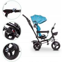 triratukas - EcoToys Three-wheeled Bike Rotated Blue - 5 nuotrauka