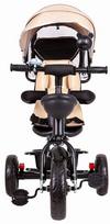 triratukas - Triratukas EcoToys Three-wheeled Bike Beige - 2 nuotrauka