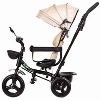 triratukas - Triratukas EcoToys Three-wheeled Bike Beige - 3 nuotrauka