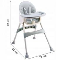 maitinimo kedute 2in1 - EcoToys Feeding Chair 2in1 Azure - 5 nuotrauka