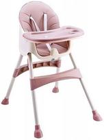 maitinimo kedute 2in1 - EcoToys Feeding Chair 2in1 Pink - 1 nuotrauka
