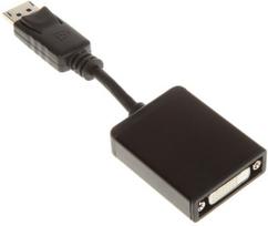 displayport dvi kabelis - InLine DisplayPort Male To DVI-D Female Adapter Cable Black - 2 nuotrauka