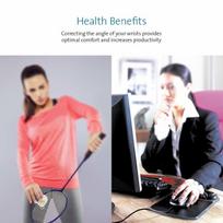 mouse pad gel - Kensington Duo Gel Mouse Pad Black/Red - 6 nuotrauka