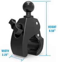 UNPKD RAM LRG TOUGH-CLAW W 1.5" DIA BALL