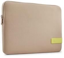 15.6 laptop sleeve - Case Logic Reflect Laptop Sleeve 15,6 REFPC-116 Plaza Taupe/Sun-Lime (3204699) - 4 nuotrauka