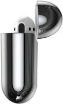 ausines apple airpod - Baseus Metallic Shining AirPod silicone case Silver - 7 nuotrauka