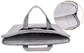 laptopo krepsiai - MiniMu Laptop Bag 15.6 gray - 4 nuotrauka