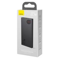 power bank baseus - Baseus Adaman 10000mAh 22.5w Black (Juodas) - 7 nuotrauka