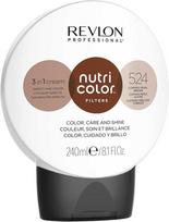 revlon nutri color - Revlon Professional Nutri Color Filters plaukų dažai - 524 Coppery Pearl Brown 240 ml. - 1 nuotrauka