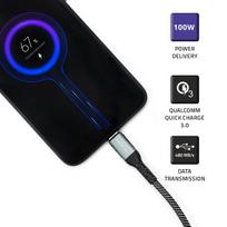 usb c 100w laidas - Qoltec 52357 - 2 nuotrauka