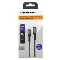 usb c 100w laidas - Qoltec 52357 - 6 nuotrauka