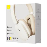 baseus ausines belaides - Baseus Bowie H1 White - 10 nuotrauka