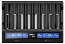 battery nimh - XTAR VC8 battery charger to Li-ion i NiMH - 1 nuotrauka
