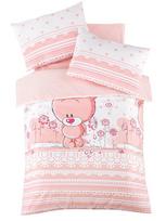 Patalynės užvalkalų komplektas Mijolnir Pinky, baltas/rožinis, 100x150 cm