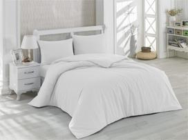 Patalynės užvalkalų komplektas Mijolnir Double Quilt, baltas, 200x220