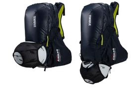 kuprine 35l - Thule Upslope 35L Removable Airbag 3.0 ready ski and snowboard backpack lime punch (3203610) - 3 nuotrauka