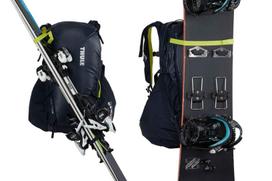 kuprine 35l - Thule Upslope 35L Removable Airbag 3.0 ready ski and snowboard backpack lime punch (3203610) - 4 nuotrauka