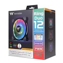 rgb fan 120mm - Thermaltake Riing Duo 12 LED RGB TT Premium Edition 120mm 3 Pack - 4 nuotrauka