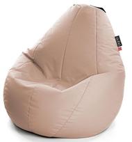 Sėdmaišis Qubo™ Comfort 90, gobelenas, kreminis