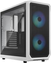Fractal Design Focus 2 RGB TG Clear Tint, balta