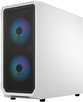 atx korpusai - Fractal Design Focus 2 RGB TG Clear Tint, balta - 3 nuotrauka