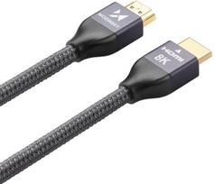 hdmi 2.1 144 hz kabelis - Wozinsky HDMI laidas, 5 m, sidabrinis - 1 nuotrauka