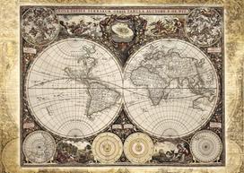 puzzle 2000 - Dėlionė Schmidt Historical Map Of The World, 2000 vnt. - 2 nuotrauka