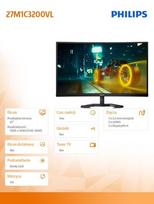 monitor 27 1080 - PHILIPS 27M1C3200VL/00 - 9 nuotrauka