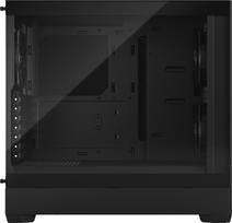 mini itx korpusas - Fractal Design Pop Silent TG Clear Tint Black - 3 nuotrauka