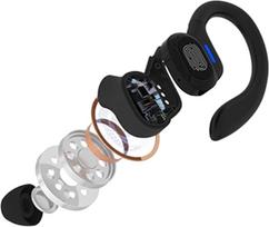 bluetooth ausines - Devia POP1 TWS, juoda - 4 nuotrauka