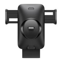 qi wireless charging - Baseus Wisdom car  mount with Qi inductive charger (black) - 5 nuotrauka