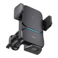 qi wireless charging - Baseus Wisdom car  mount with Qi inductive charger (black) - 7 nuotrauka